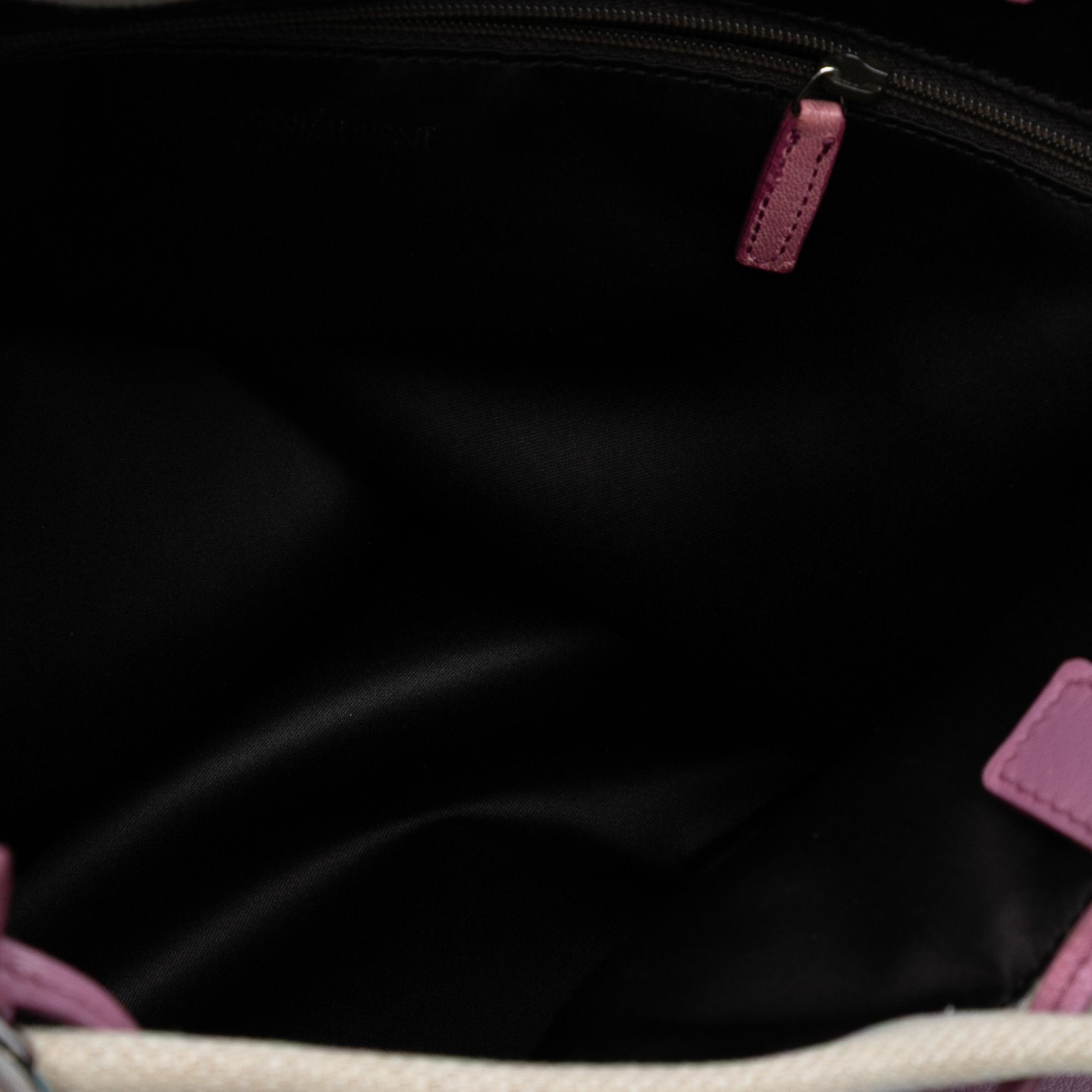 Yves Saint Laurent Yves Saint Laurent Canvas Fringed Heart Applique Tote Size ONE SIZE - 4 Thumbnail