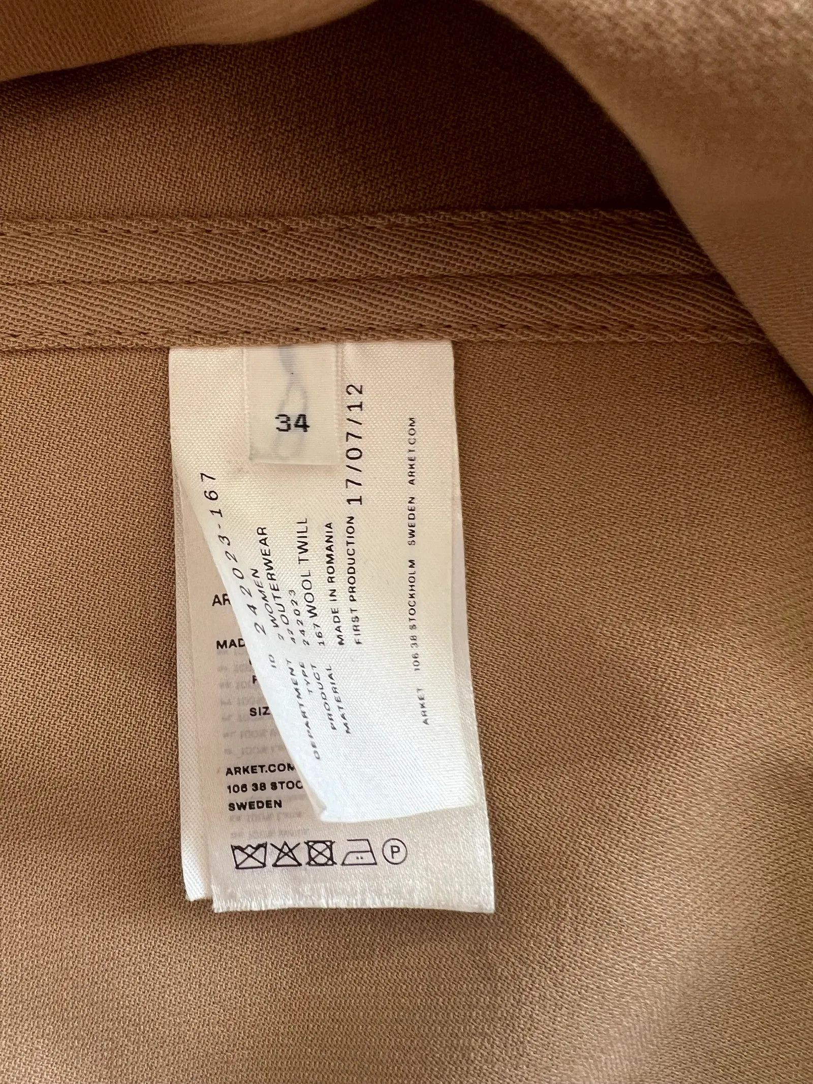 Arket Arket 242023 Trenchcoat Size XS / US 0-2 / IT 36-38 - 7 Thumbnail