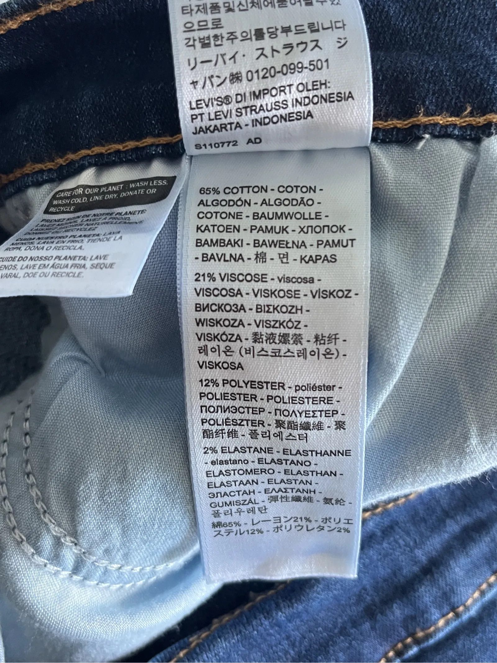 Levi's Levi's High rise straight Jeans Size 31" - 3 Thumbnail