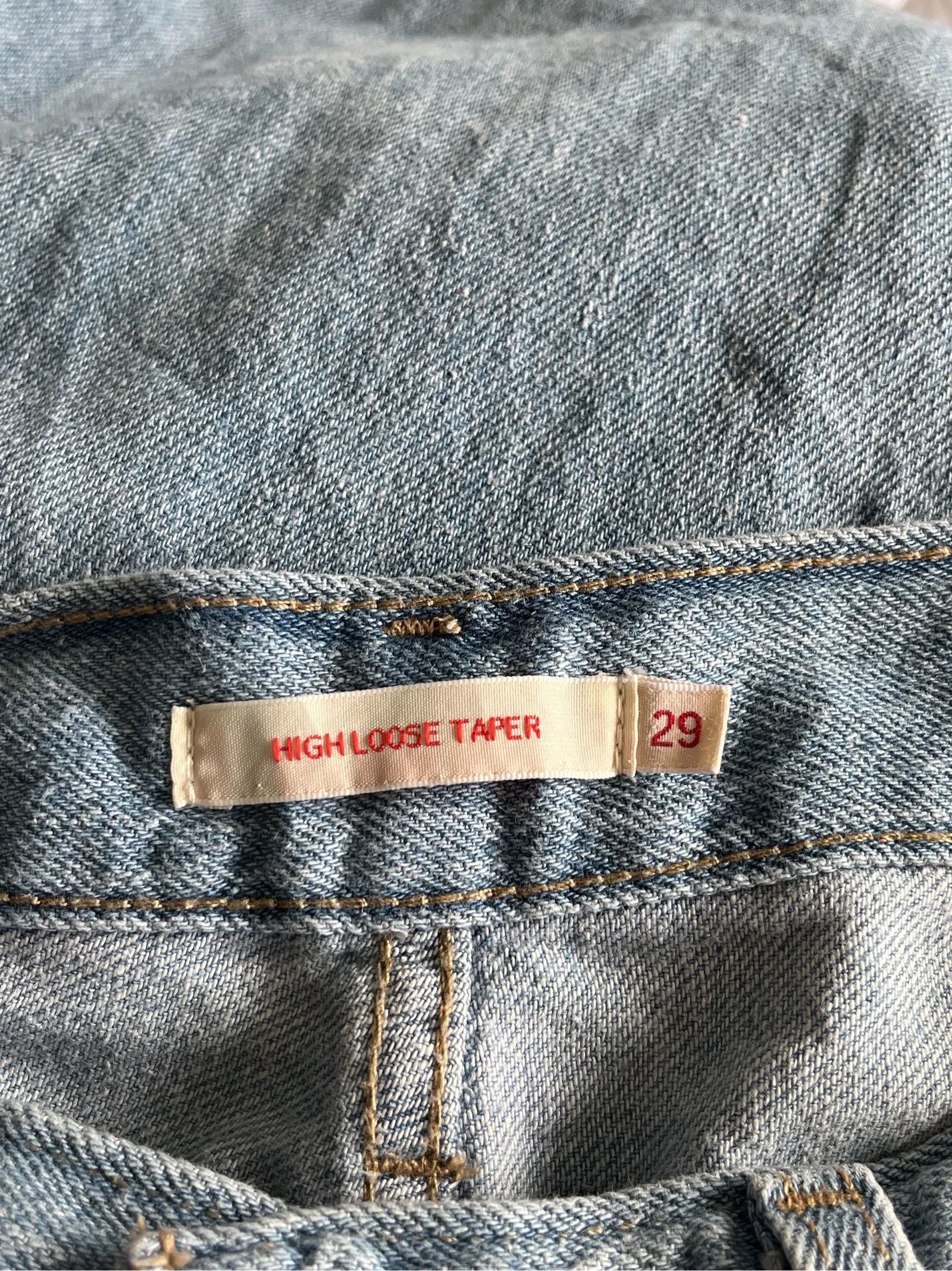Levi's Levi's High loose taper Jeans Size 29" - 6 Thumbnail