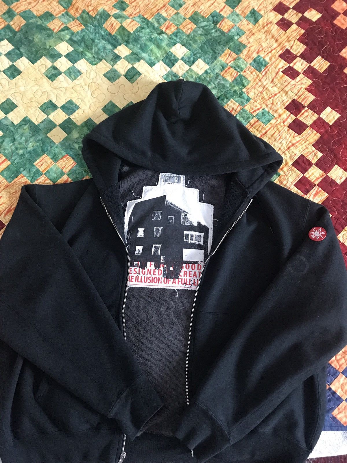 Hellstar Spell out and big logo on back hoody