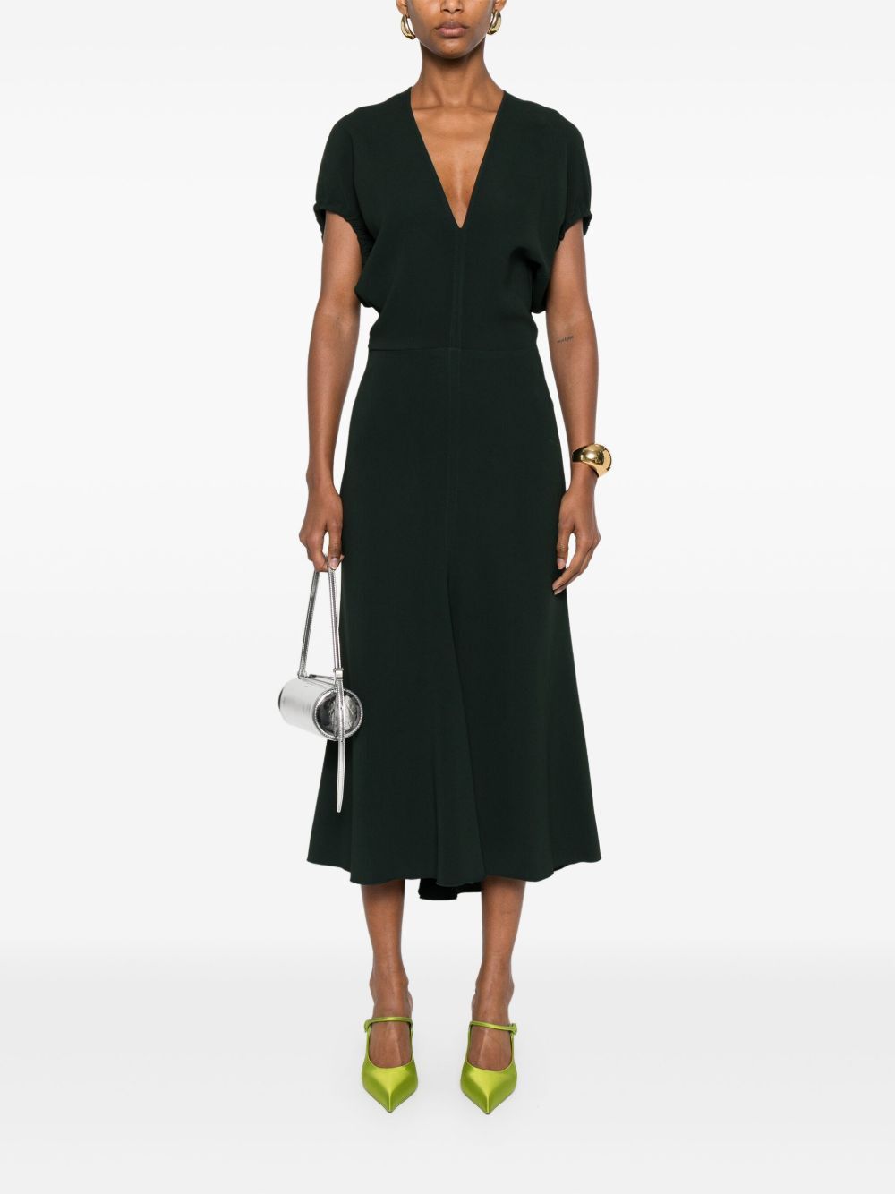 Victoria Beckham MIDI DRESS Size XS / US 0-2 / IT 36-38 - 5 Thumbnail