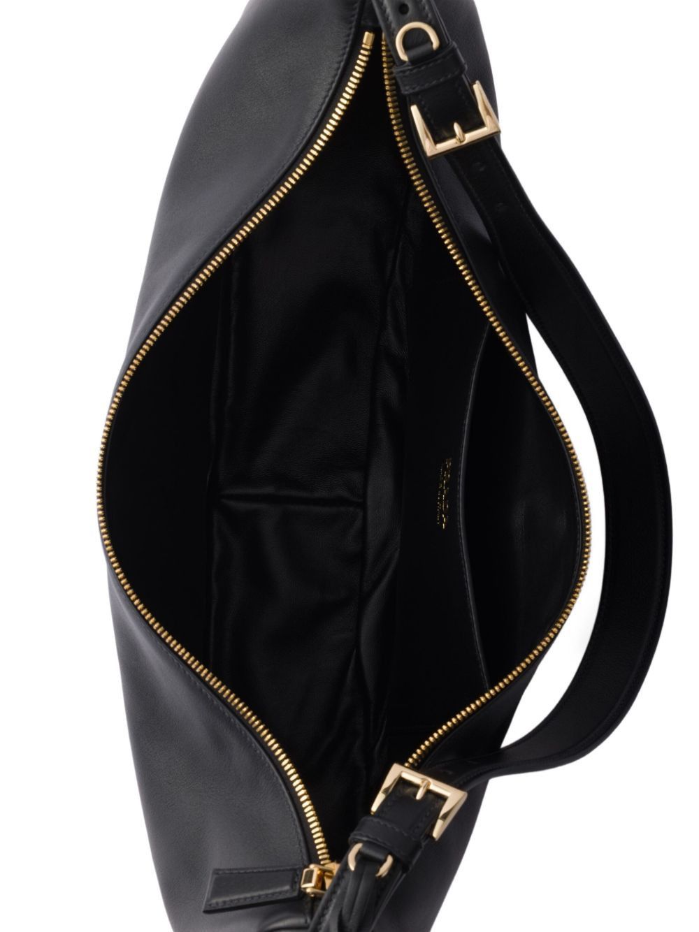 Prada DEMI-LUNE LEATHER SHOULDER BAG Size ONE SIZE - 2 Thumbnail