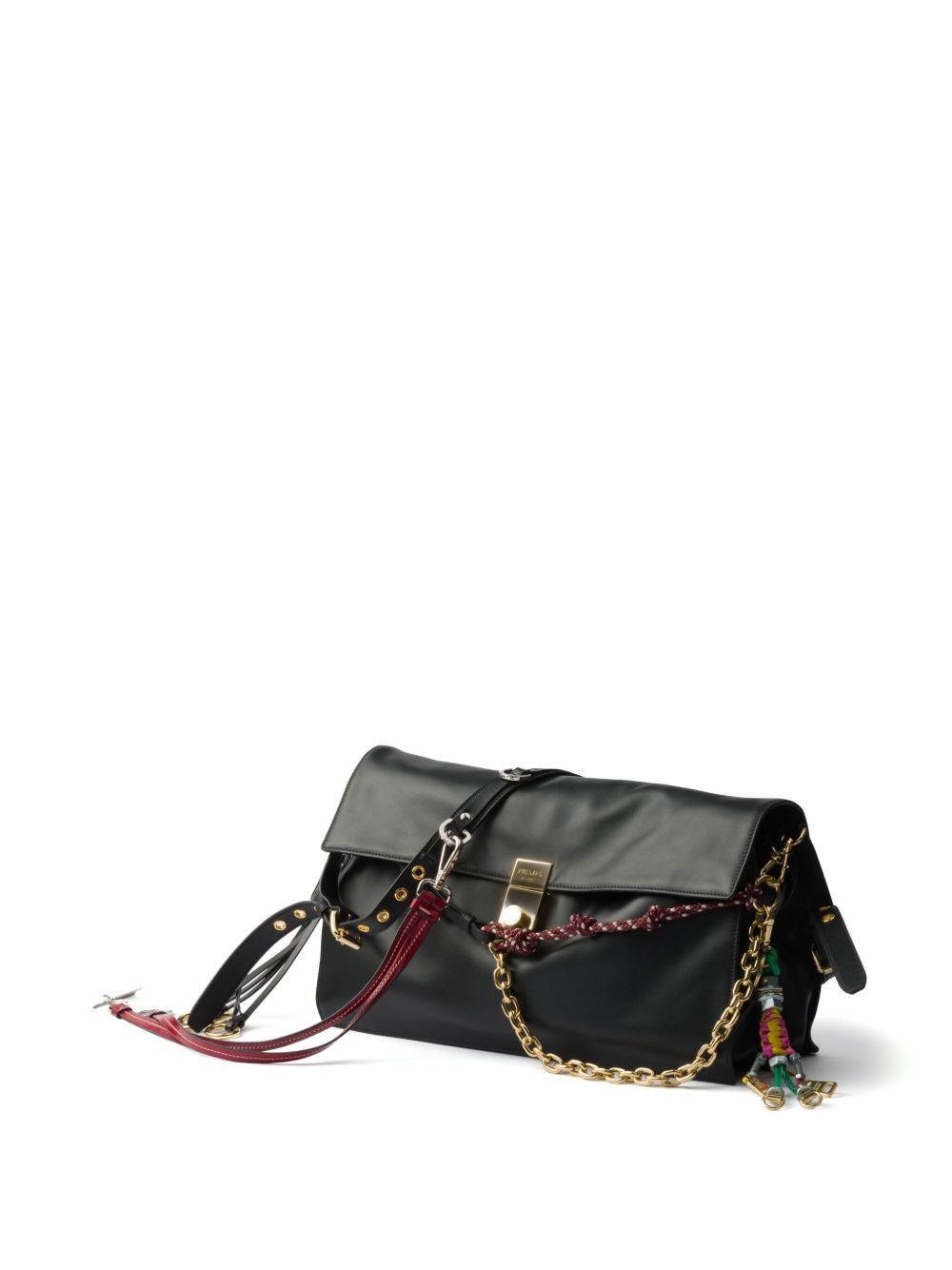 Prada PRADA SOFT SOUND LARGE LEATHER SHOULDER BAG Size ONE SIZE - 2 Thumbnail