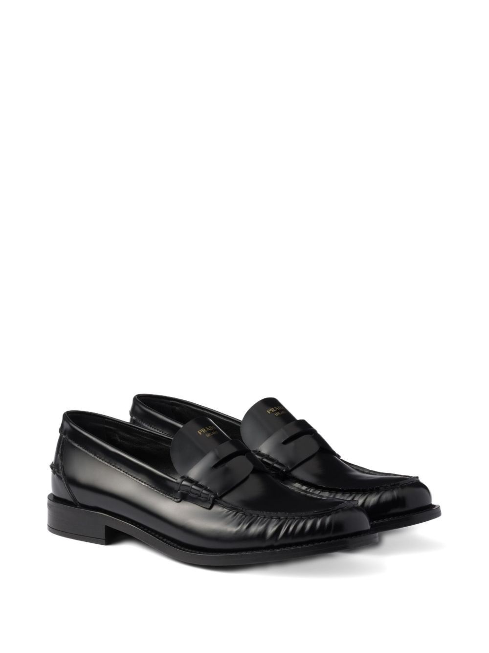 Prada LEATHER LOAFERS Size US 10 / IT 40 - 4 Thumbnail