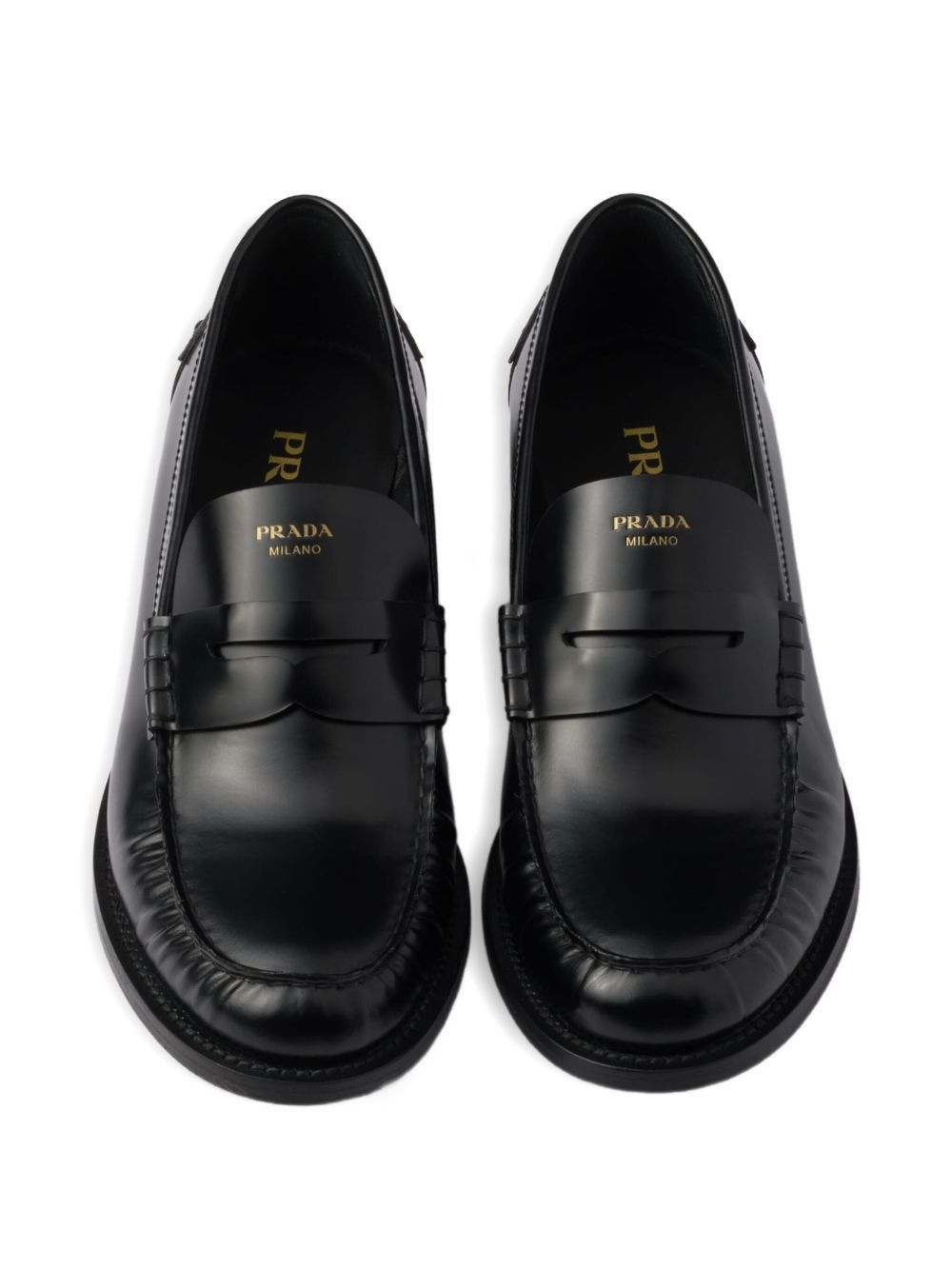 Prada LEATHER LOAFERS Size US 11 / IT 41 - 2 Thumbnail