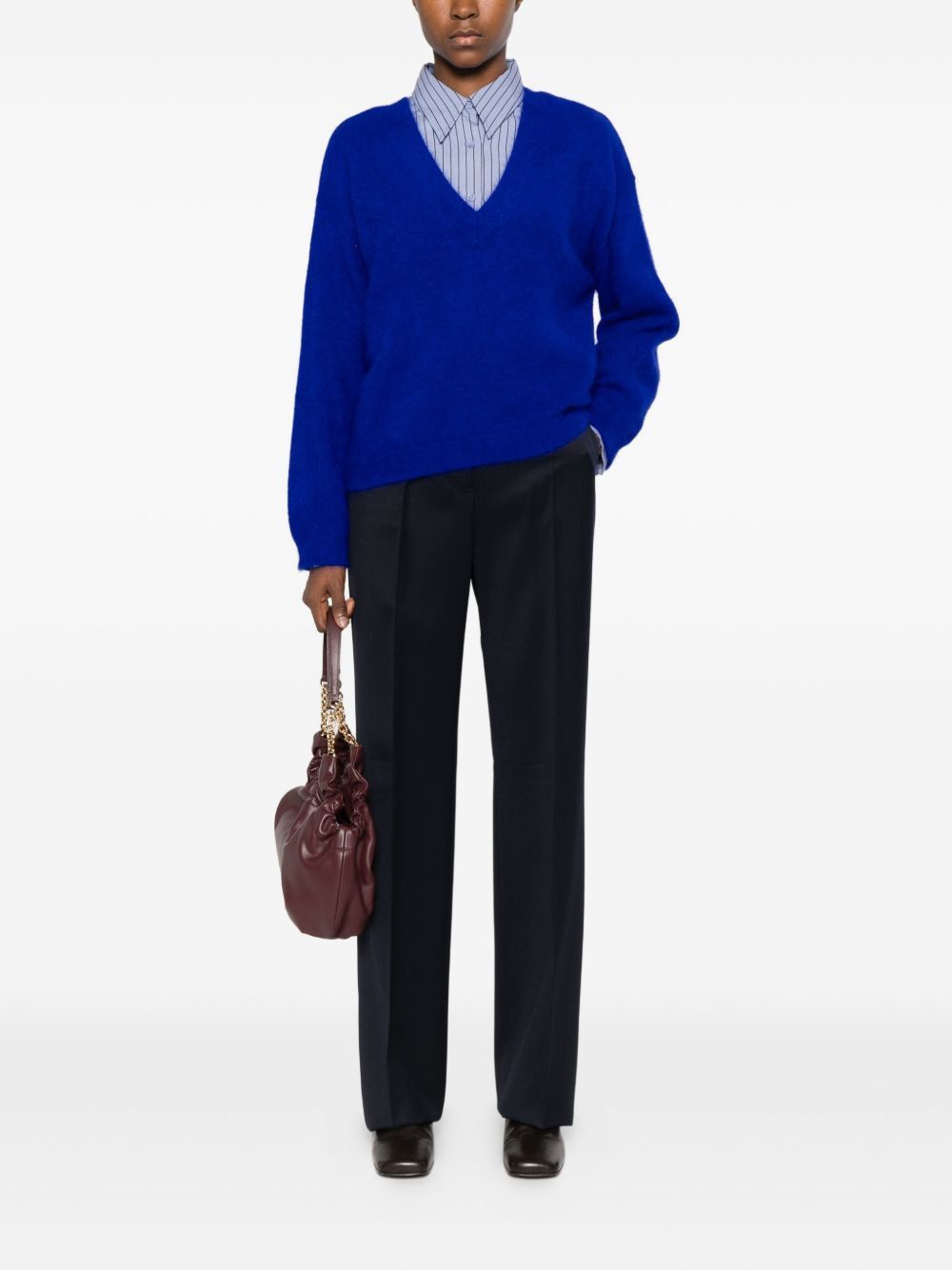Max Mara WOOL TROUSERS Size 28" / US 6 / IT 42 - 2 Thumbnail