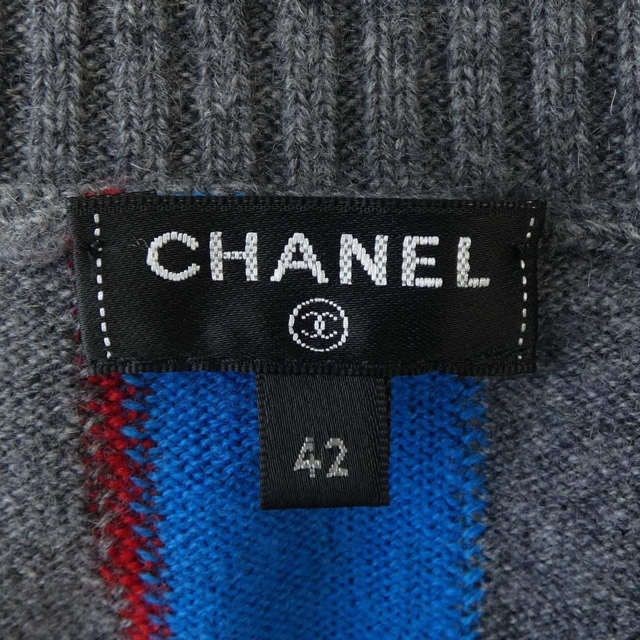 Chanel Chanel Chanel P54807K07179 Cashmere Knit Others Tops P54807K07179 DUTY FREE for USA Size ONE SIZE - 5 Thumbnail