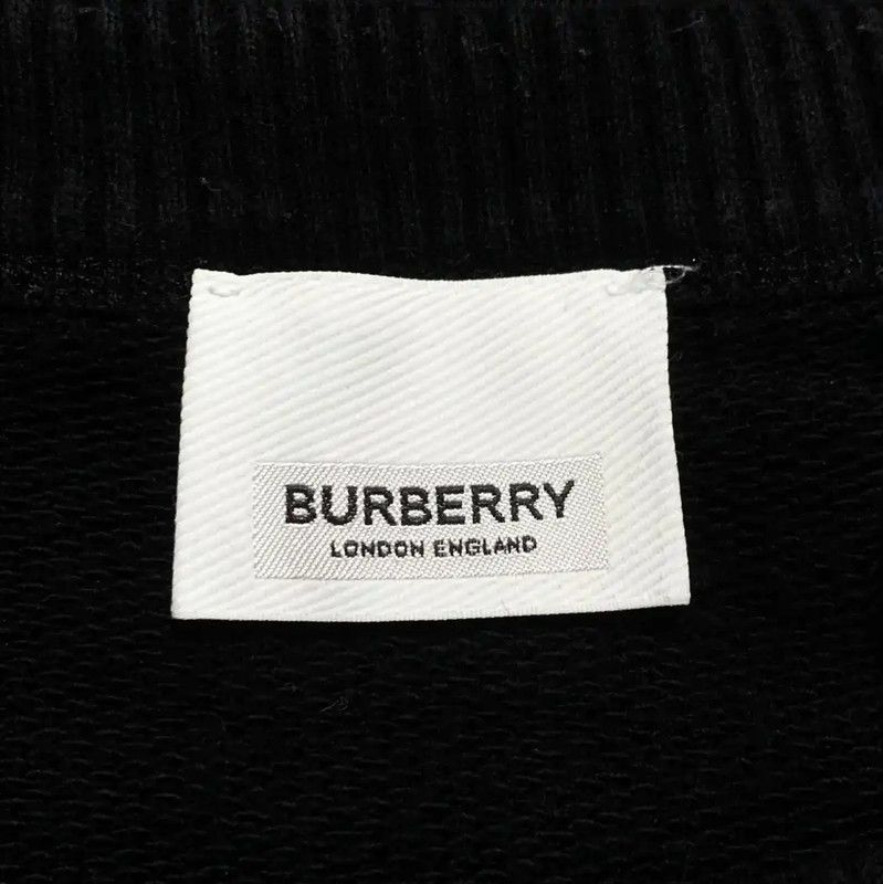 Burberry Burberry Black Cotton Men's Sweatshirt Size US L / EU 52-54 / 3 - 6 Thumbnail