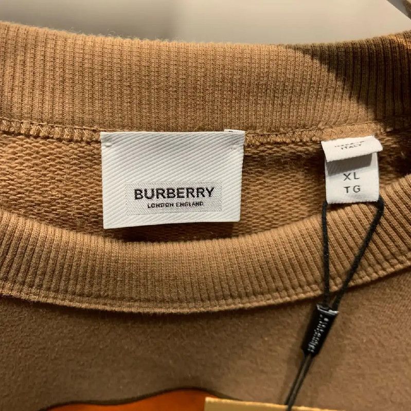 Burberry Burberry Khaki Cotton Men's Sweatshirt Size US XL / EU 56 / 4 - 2 Thumbnail