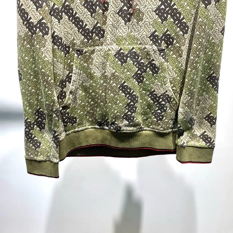 Burberry Burberry Green Cotton Men's Hoodie Size US L / EU 52-54 / 3 - 7 Thumbnail