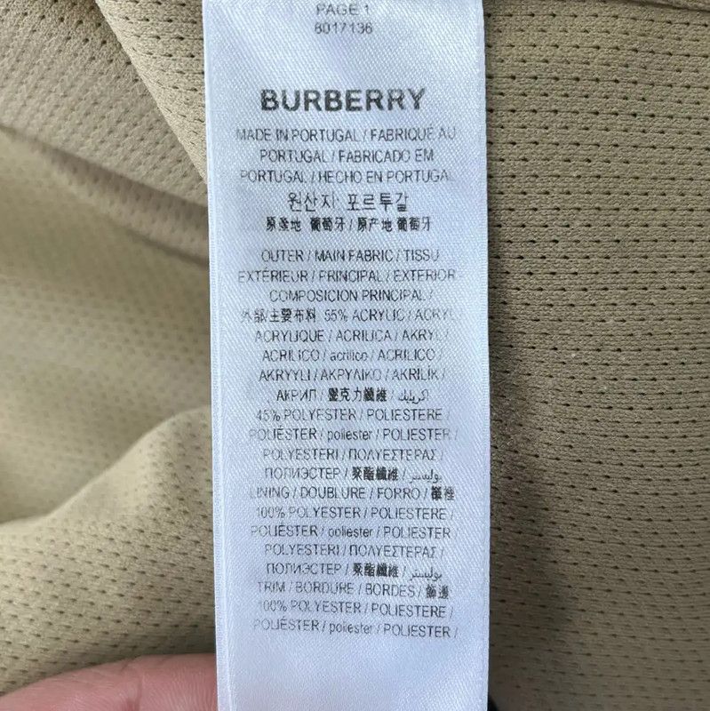 Burberry Burberry Khaki Checkered Jacket for Men Size US S / EU 44-46 / 1 - 5 Thumbnail