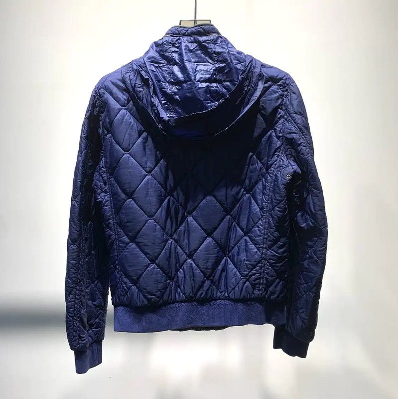 Burberry Burberry Men's Navy Quilted Down Jacket Size S Size US S / EU 44-46 / 1 - 2 Thumbnail