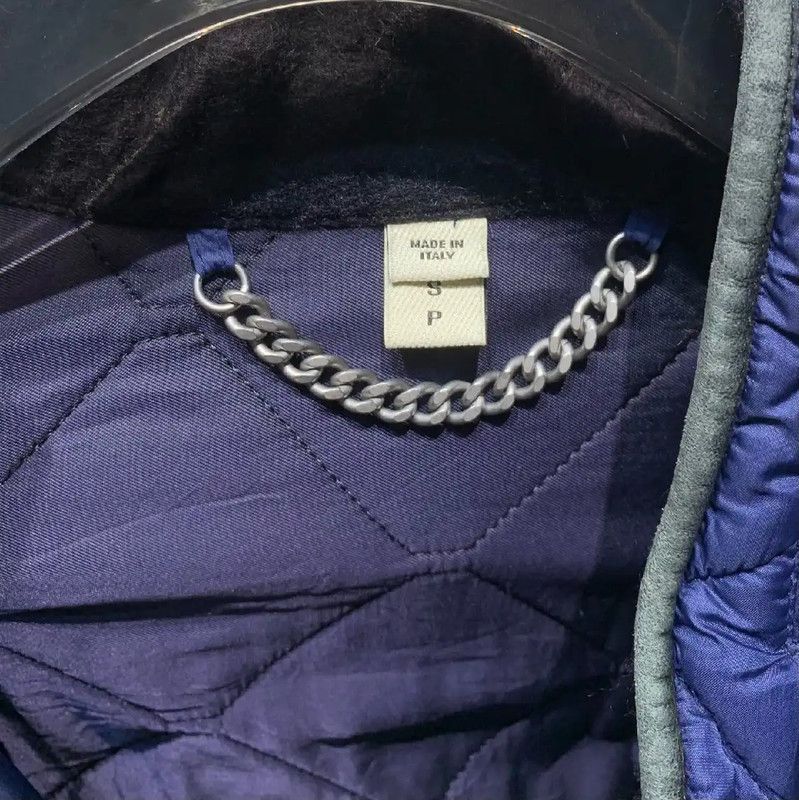 Burberry Burberry Men's Navy Quilted Down Jacket Size S Size US S / EU 44-46 / 1 - 4 Thumbnail