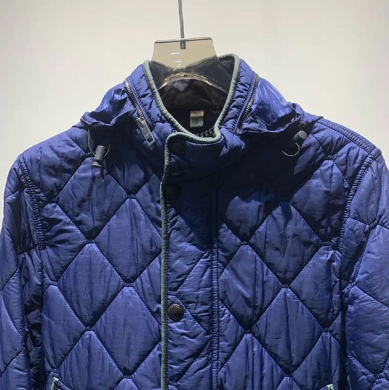 Burberry Burberry Men's Navy Quilted Down Jacket Size S Size US S / EU 44-46 / 1 - 7 Thumbnail