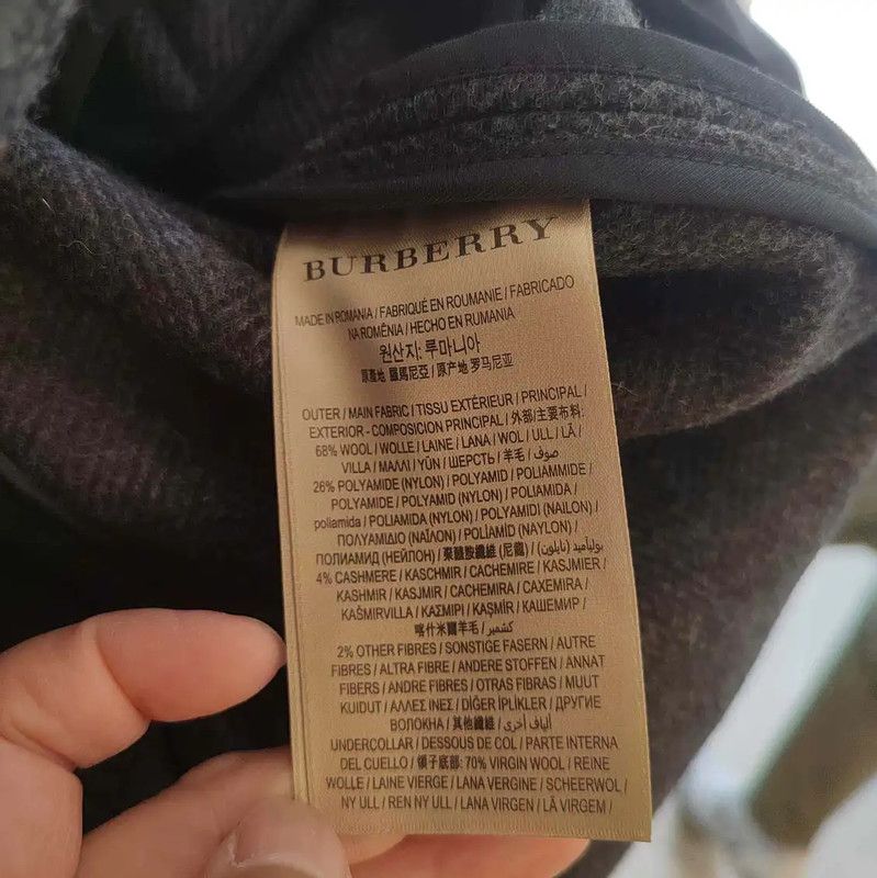Burberry Burberry Black Cashmere Men's Overcoat Size US S / EU 44-46 / 1 - 6 Thumbnail