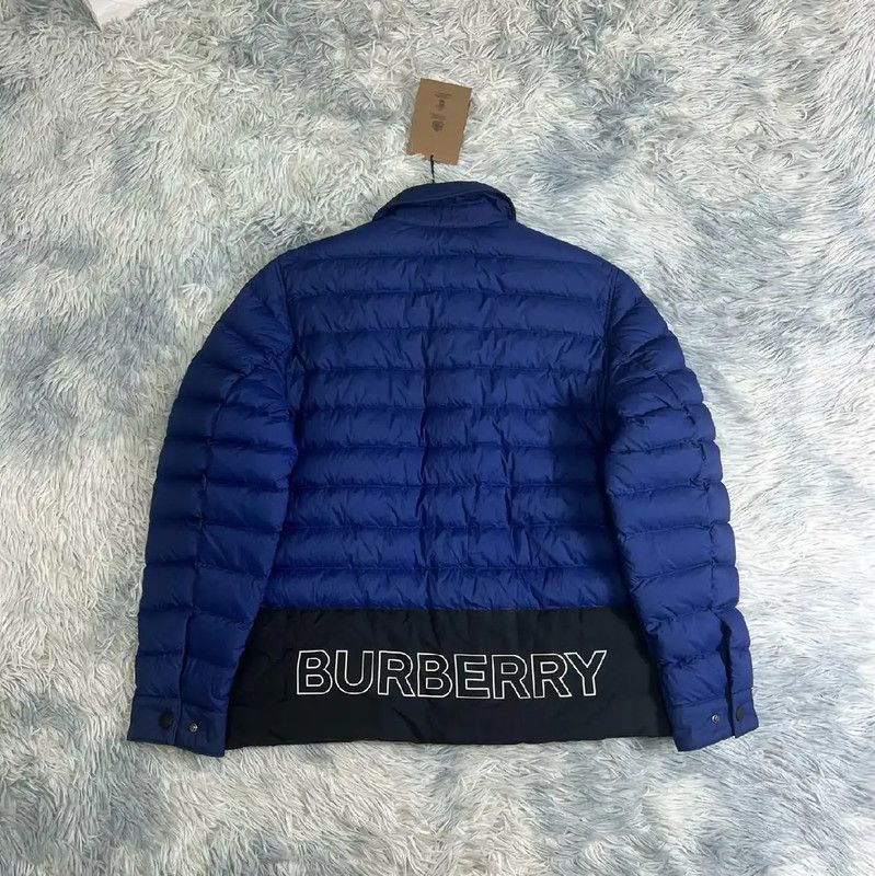 Burberry Burberry Men's Blue Cotton Puffer Jacket Size US S / EU 44-46 / 1 - 2 Thumbnail