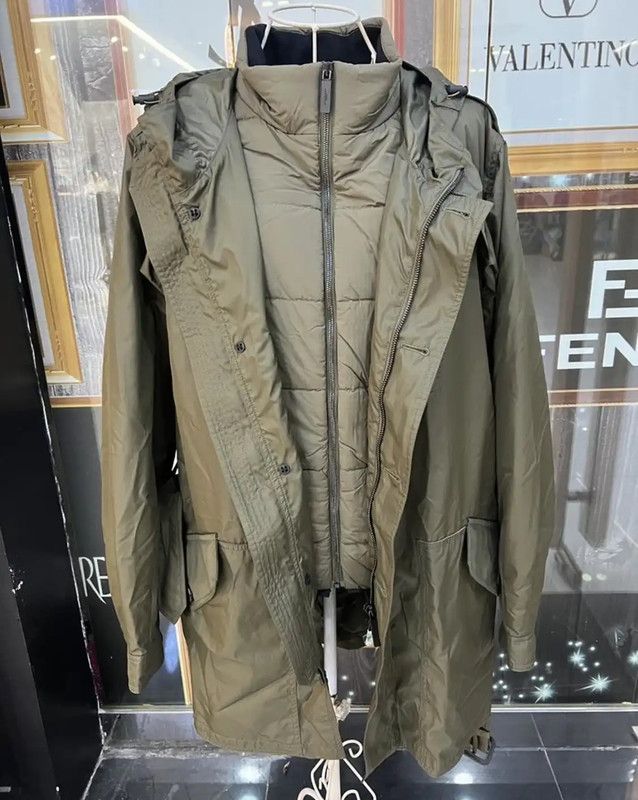 Burberry Burberry Men's Winter Green Long Coat Size US L / EU 52-54 / 3 - 2 Thumbnail