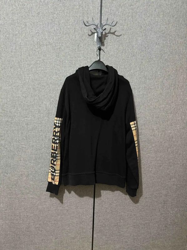 Burberry Burberry Black Cotton Logo Hoodie for Men Size US S / EU 44-46 / 1 - 2 Thumbnail