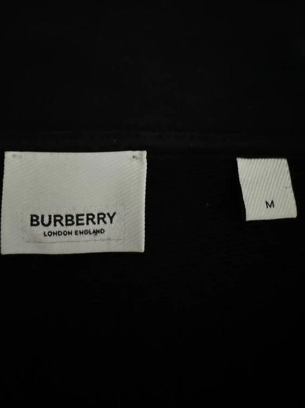 Burberry Burberry Black Cotton Logo Hoodie for Men Size US M / EU 48-50 / 2 - 4 Thumbnail