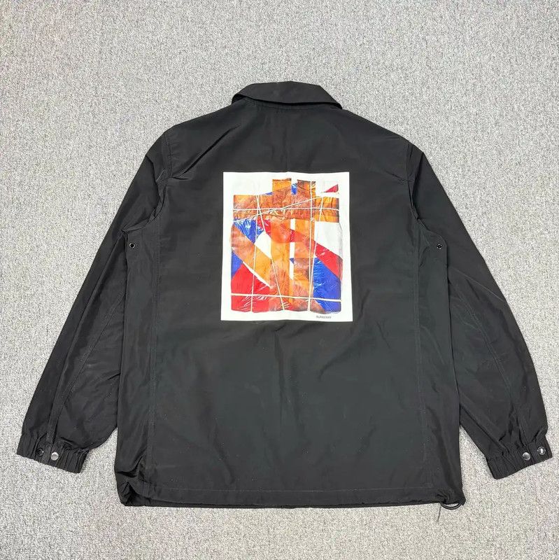 Burberry Burberry Black Cotton Men’s Outerwear XL Size Size US XL / EU 56 / 4 - 2 Thumbnail