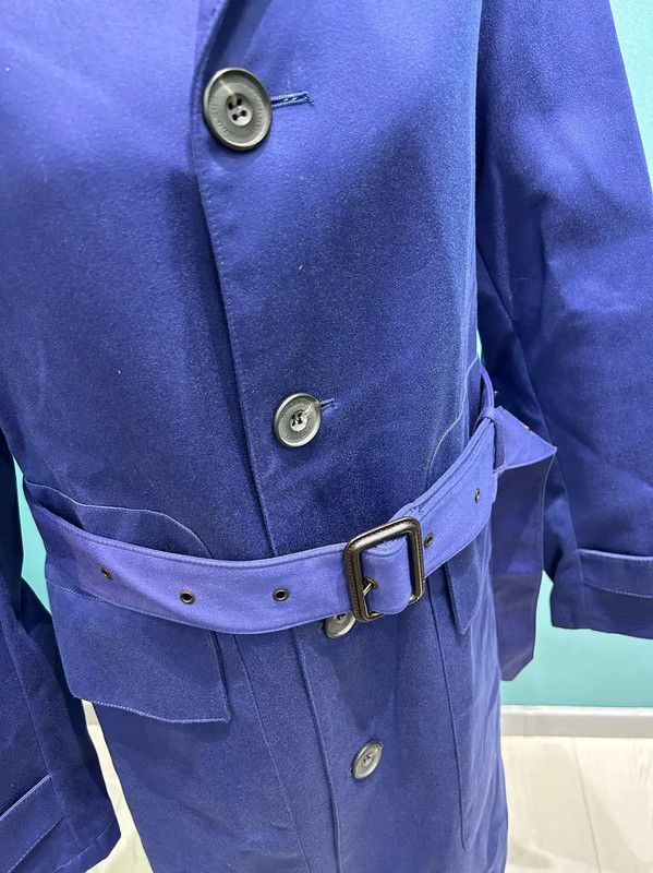 Burberry Burberry Long Blue Trench Coat for Men Size US XL / EU 56 / 4 - 3 Thumbnail