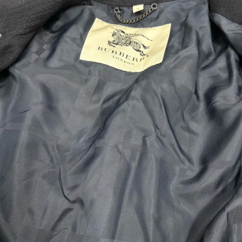 Burberry Burberry Men's Black Wool Trench Coat Size US XL / EU 56 / 4 - 3 Thumbnail
