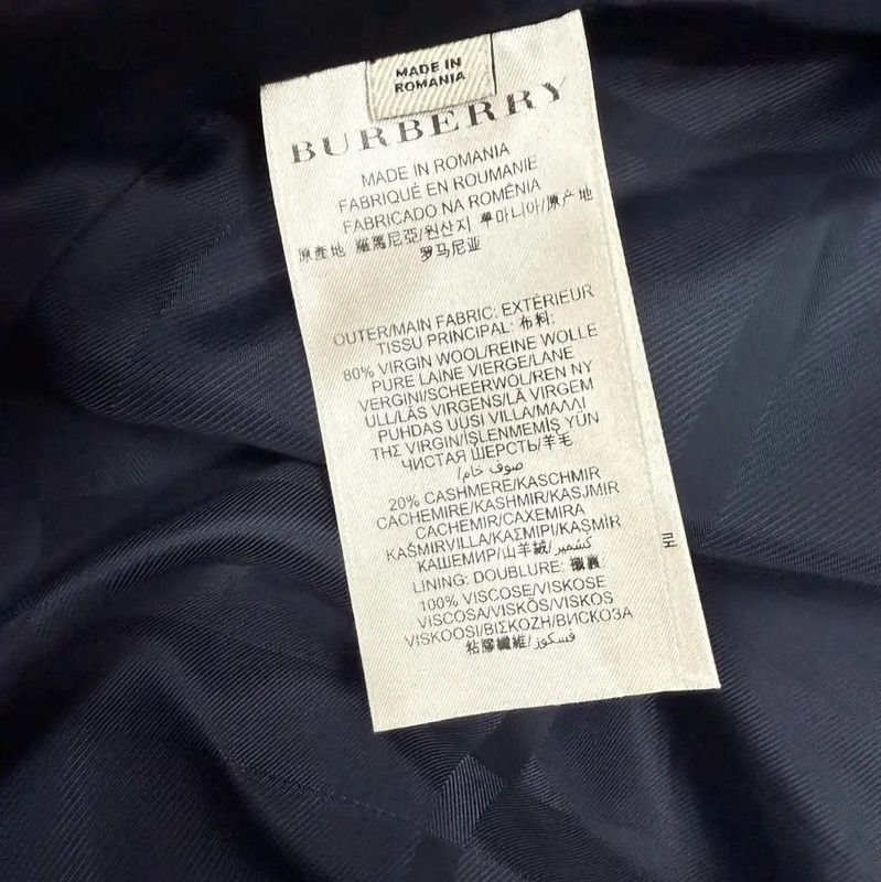 Burberry Burberry Men's Black Wool Trench Coat Size US XL / EU 56 / 4 - 4 Thumbnail