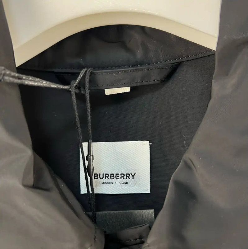 Burberry Burberry Black Nylon Print Spring Jacket Size US L / EU 52-54 / 3 - 4 Thumbnail