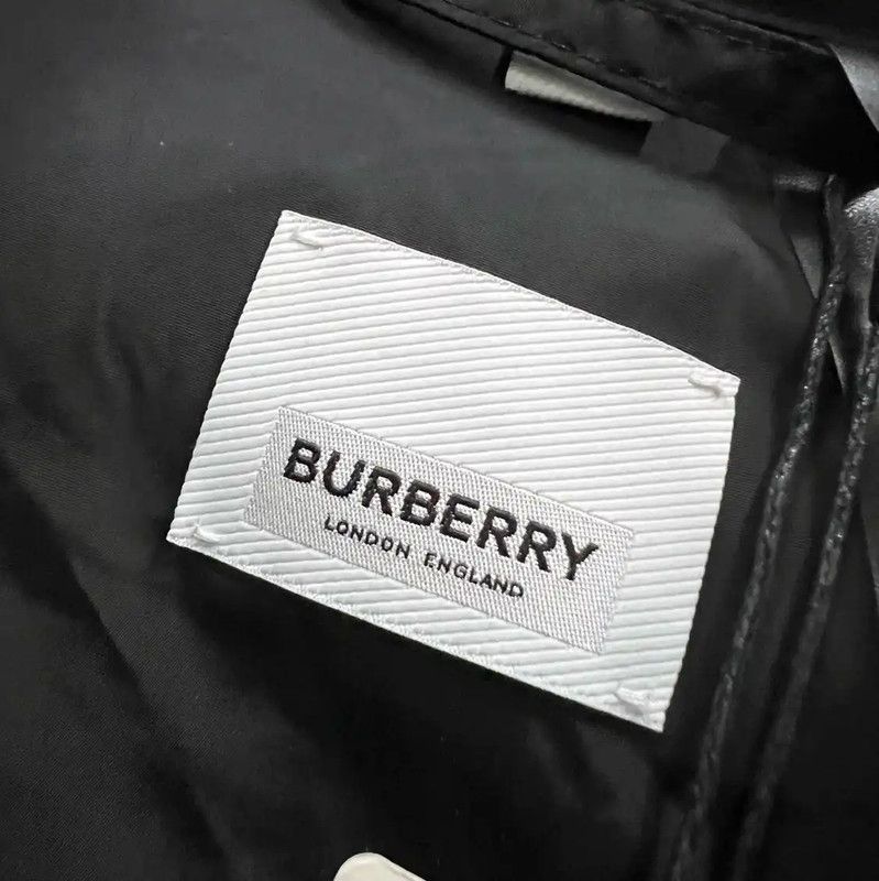 Burberry Burberry Black Cotton Long Sleeve Jacket Size US XL / EU 56 / 4 - 2 Thumbnail