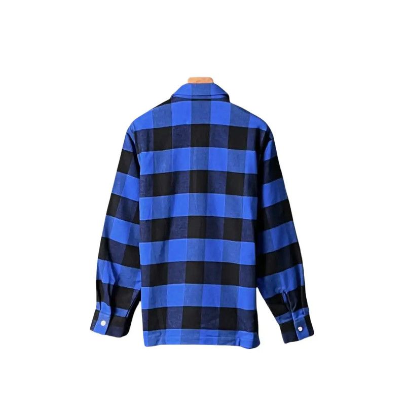 Burberry Burberry Blue Cotton Plaid Long Sleeve Shirt Size US S / EU 44-46 / 1 - 2 Thumbnail