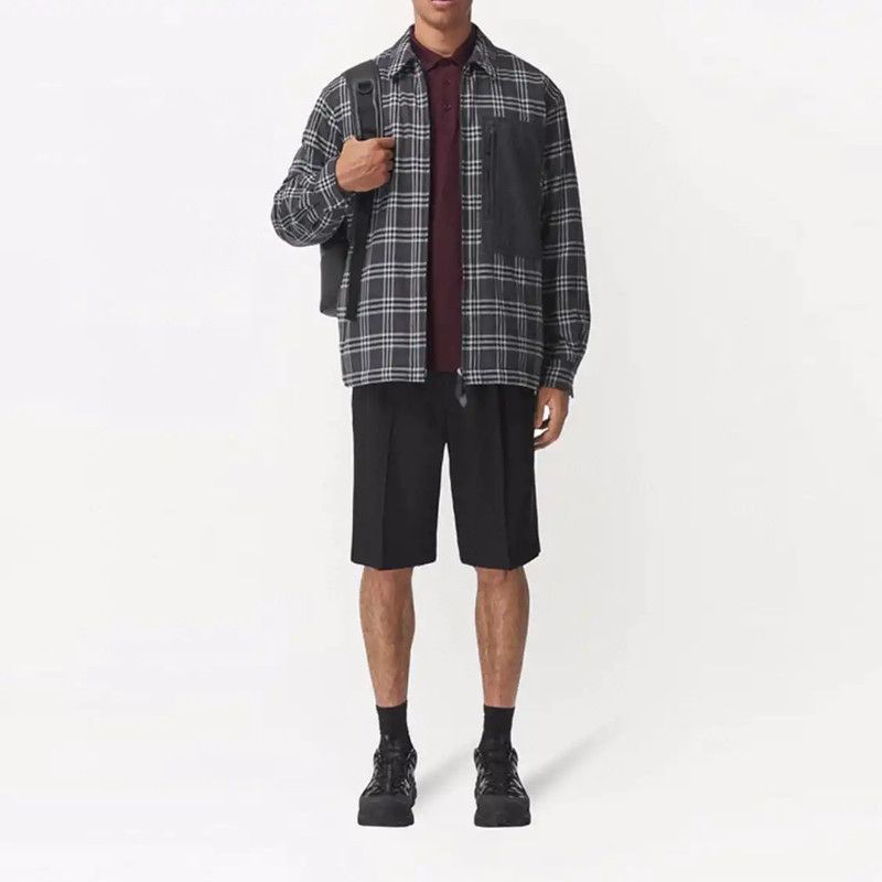 Burberry Burberry Gray Long Sleeve Men's Shirt Size US XXS / EU 40 - 9 Thumbnail