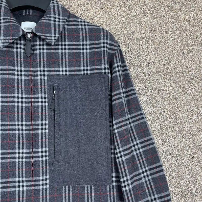 Burberry Burberry Gray Long Sleeve Men's Shirt Size US XXS / EU 40 - 2 Thumbnail