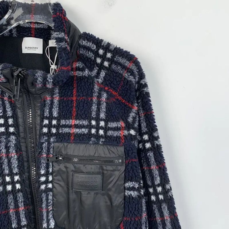 Burberry Burberry Blue Fleece Jacket for Men Size US XL / EU 56 / 4 - 3 Thumbnail