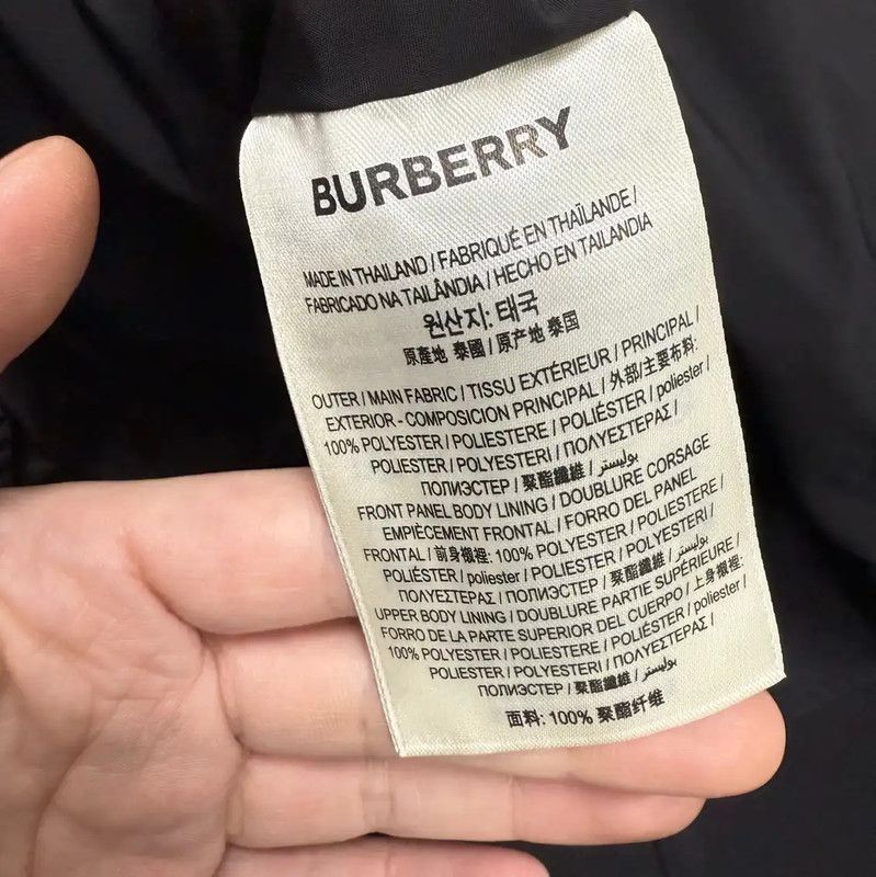 Burberry Burberry Black Polyester Men's Outerwear Jacket Size US XS / EU 42 / 0 - 4 Thumbnail