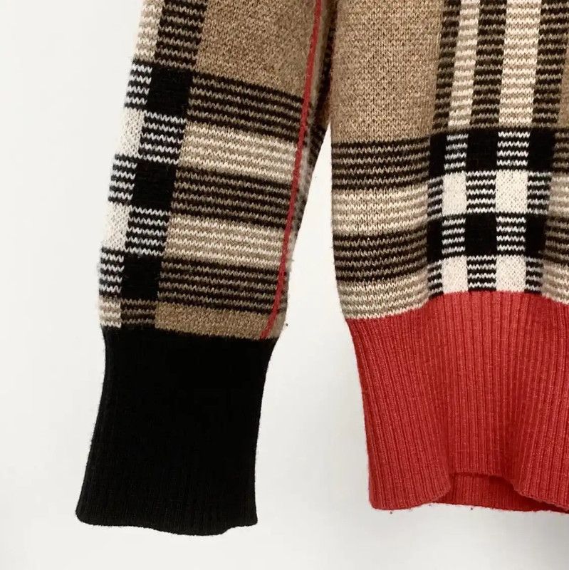 Burberry Burberry Color-Blocked Wool Men’s Knit Sweater Size US S / EU 44-46 / 1 - 3 Thumbnail
