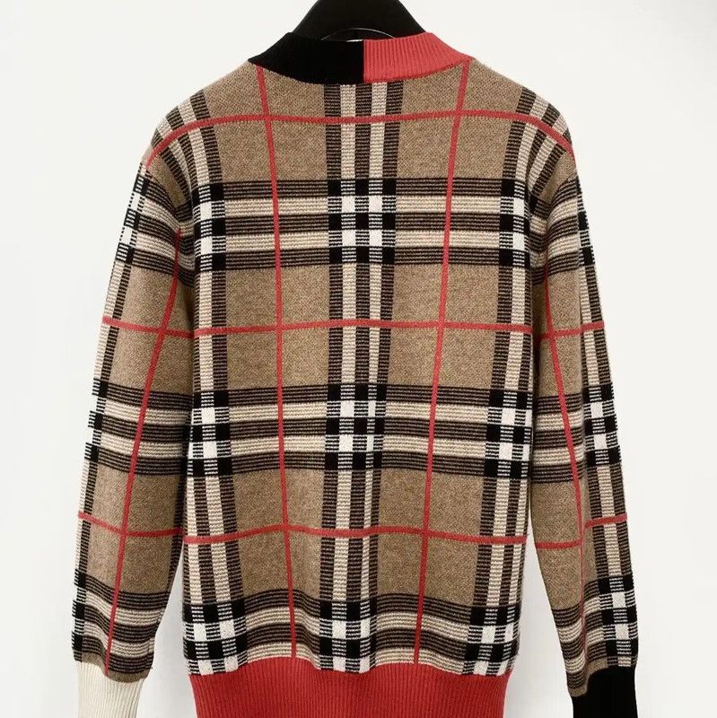 Burberry Burberry Color-Blocked Wool Men’s Knit Sweater Size US S / EU 44-46 / 1 - 2 Thumbnail