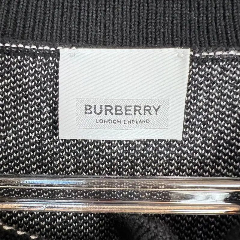 Burberry Burberry Black Wool Men's Knit Sweater Size US M / EU 48-50 / 2 - 3 Thumbnail