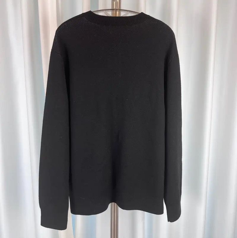 Burberry Burberry Black Wool Men's Knit Sweater Size US M / EU 48-50 / 2 - 2 Thumbnail