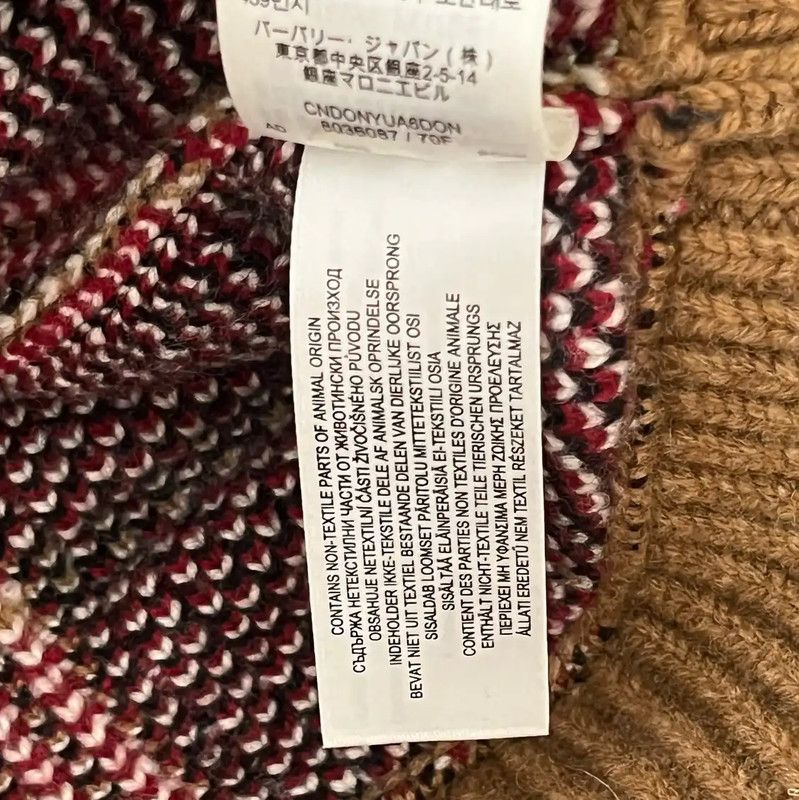 Burberry Burberry Men's Yellow Wool Cardigan Size US L / EU 52-54 / 3 - 9 Thumbnail