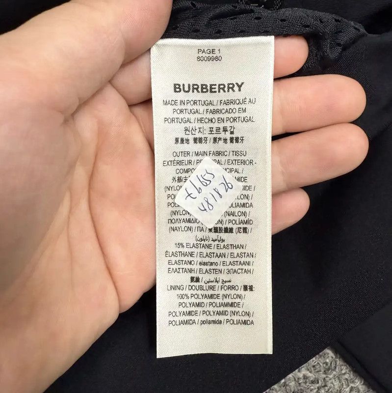 Burberry Burberry Black Cotton Men's Jacket Size US S / EU 44-46 / 1 - 4 Thumbnail