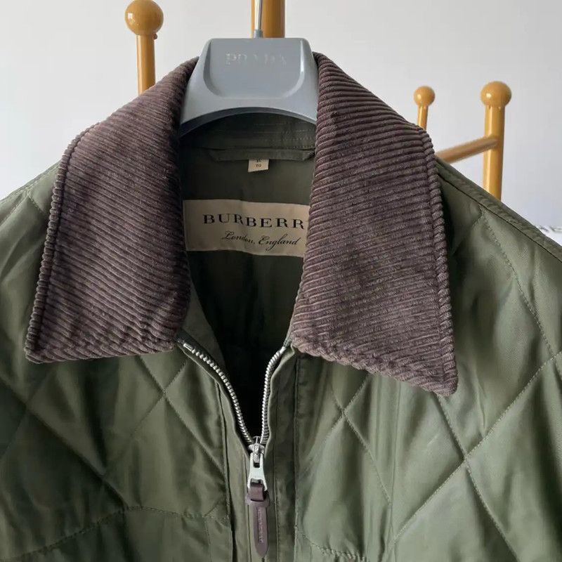 Burberry Burberry Men's XL Green Cotton Jacket Size US XL / EU 56 / 4 - 3 Thumbnail