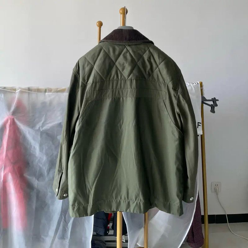 Burberry Burberry Men's XL Green Cotton Jacket Size US XL / EU 56 / 4 - 5 Thumbnail