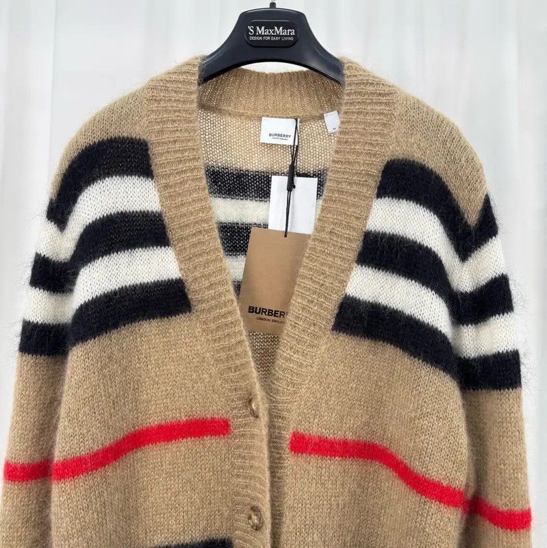Burberry Burberry Men's Long Sleeve Cardigan in Khaki Size US M / EU 48-50 / 2 - 3 Thumbnail