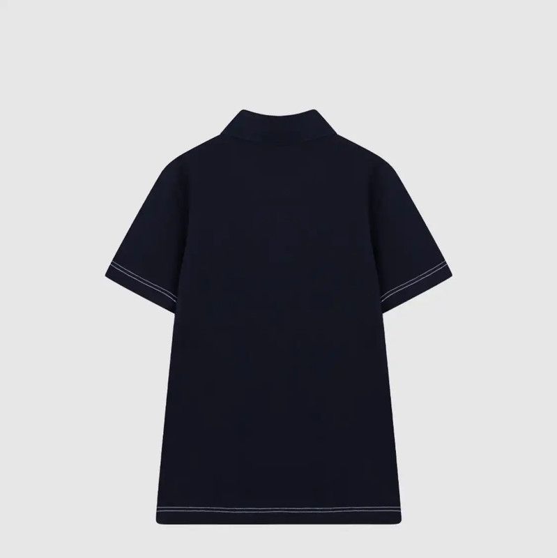 Burberry Burberry Men's Navy Logo Short Sleeve Polo Size US S / EU 44-46 / 1 - 2 Thumbnail