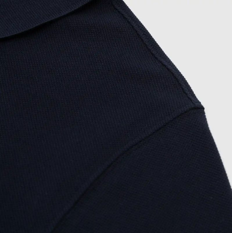 Burberry Burberry Men's Navy Logo Short Sleeve Polo Size US S / EU 44-46 / 1 - 4 Thumbnail