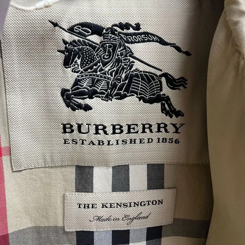 Burberry Burberry Khaki Cotton Men's Trench Coat Size US XL / EU 56 / 4 - 4 Thumbnail