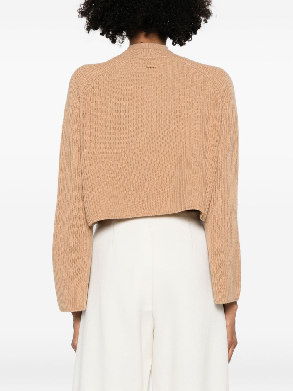 Max Mara CREW NECK SWEATER IN CASHMERE WOOL Size M / US 6-8 / IT 42-44 - 4 Thumbnail