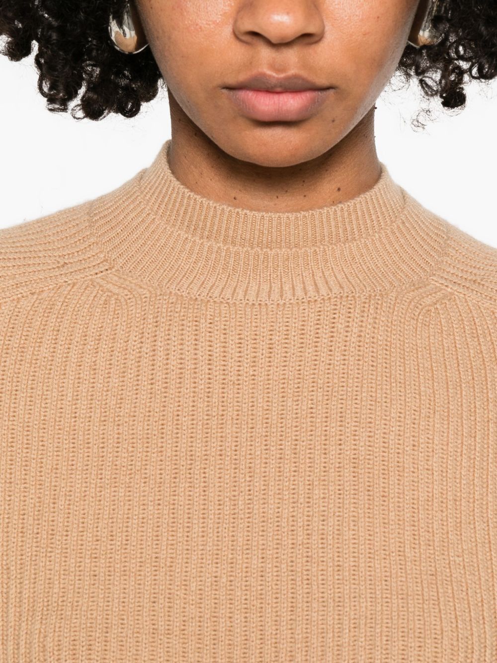 Max Mara CREW NECK SWEATER IN CASHMERE WOOL Size M / US 6-8 / IT 42-44 - 2 Thumbnail