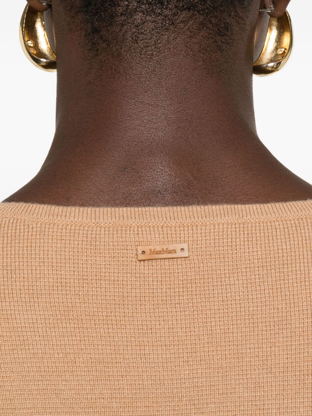 Max Mara V-NECK SWEATER IN CASHMERE WOOL Size M / US 6-8 / IT 42-44 - 2 Thumbnail